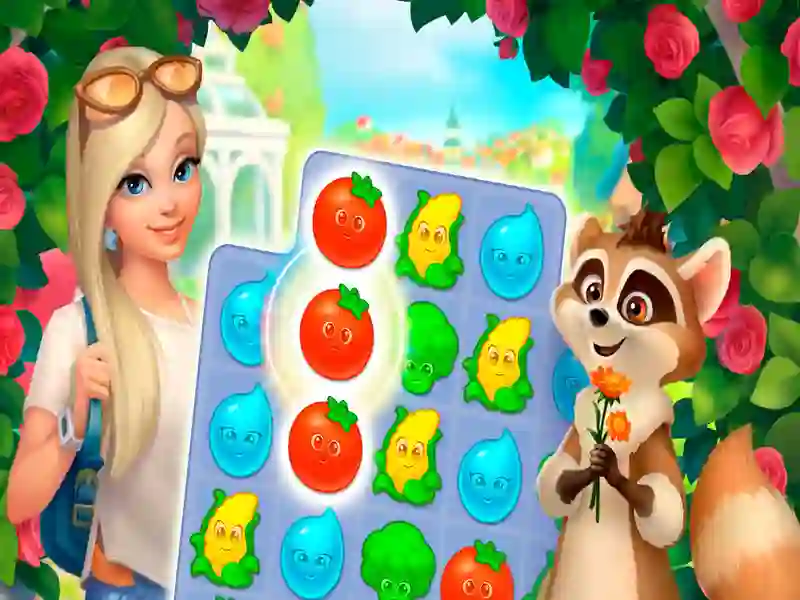 Spēle VegaMix Match-3 Village online Spēle VegaMix Match-3 Village online