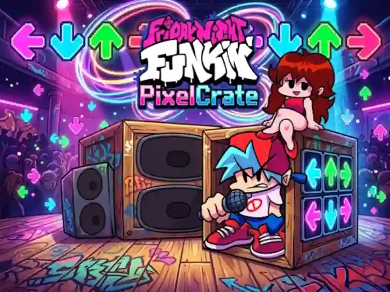 Spēle Friday Night Funkin PixelCrate online