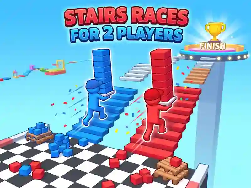 Spēle Stairs Races For 2 Players online