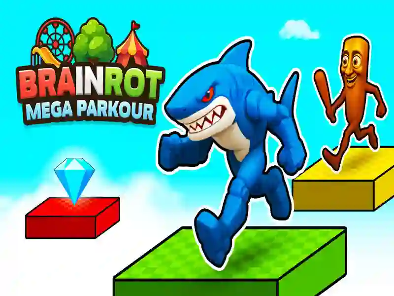 Spēle Brainrot Mega Parkour online