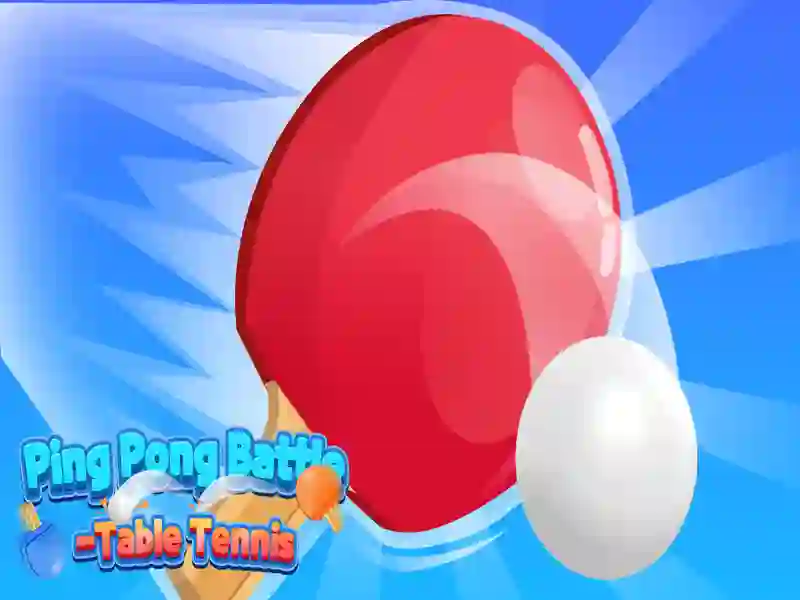 Spēle Pingponga kaujas galda teniss online