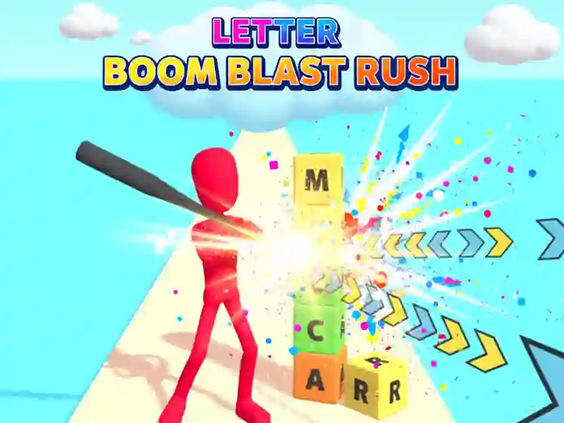Spēle Letter Boom Blast Rush online