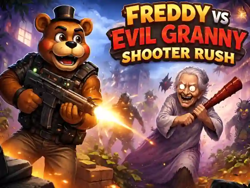 Spēle Fredijs pret ļauno Granny Shooter Rush online