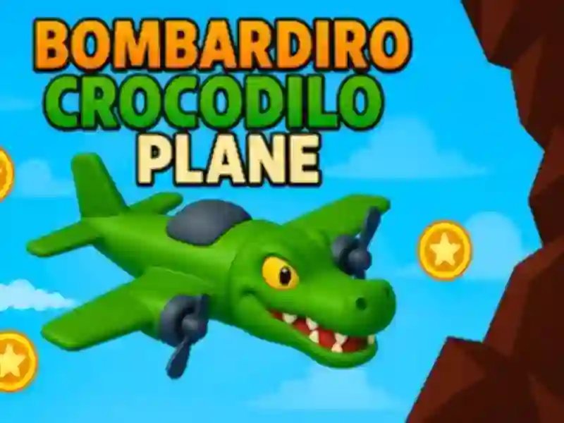 Spēle Bombardiro Crocodilo lidmašīna online