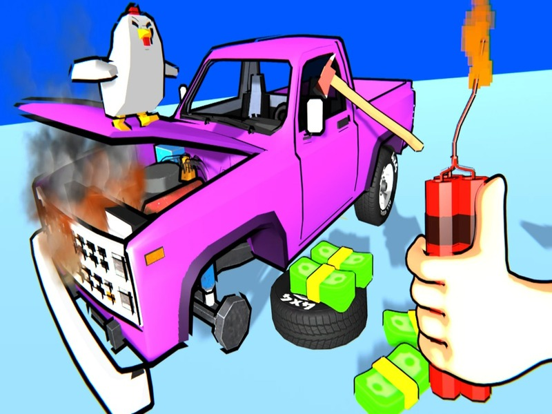 Spēle Sagraut automašīnu gabalos! online