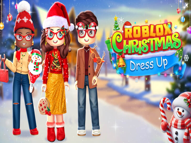 Spēle Roblox Ziemassvētku ģērbšanās online