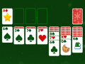 Spēle Klasiskā Ziemassvētku Solitaire online
