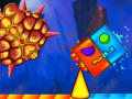 Spēle Uguns un Ūdens: Geometry Dash online