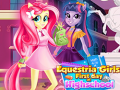 Spēle Equestria Meitenes: Pirmais Skolas Diena online