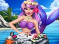 Spēle Princese jūras meitenes grima stils online