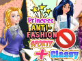 Spēle Princese Anti Mode: Sportiska + Klasiska online