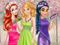 Spēle Pavasara princeses kleitu krāsas online
