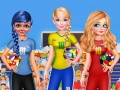Spēle BFF Princese Balso Par FIFA 2018 Pusfināliem online