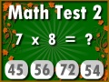 Spēle Matemātikas Tests 2 online