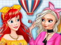 Spēle Modes princeses un balonu festivāls online