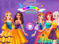Spēle Disneja princeses: Varavīksnes kleitas online