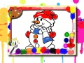 Spēle Ziemas krāsojamā grāmata online