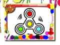 Spēle Fidget Spinner Krāsošanas Grāmata online