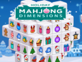 Spēle Brīvdienu Mahjong Dimensijas online