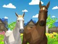 Spēle Zirgu Ģimenes Dzīvnieku Simulators 3D online