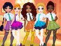 Spēle Princeses BFF Steidzas U Skolu online
