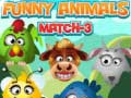 Spēle Jautrie Dzīvnieki Match 3 online