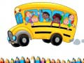 Spēle Skolas autobusa krāsojamā grāmata online