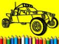 Spēle Atpakaļ skolā: Rallija auto krāsojamā grāmata online