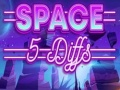 Spēle Kosmoss 5 Atšķirības online