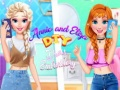 Spēle Anija un Eliza DIY Kleitu Izšūšana online