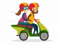 Spēle Motosikleti Atrodi Atšķirības online