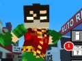 Spēle Teen Titans Go: Minecraft Pusaudžu Skrējējs 3D online