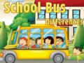 Spēle Atšķirības skolas autobusā online