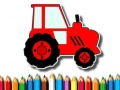 Spēle Vieglā krāsošana bērniem - Traktors online