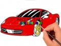 Spēle Rasēšanas grāmata sacīkšu automobiļiem online