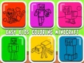 Spēle Viegls krāsošanas spēles bērniem Minecraft online