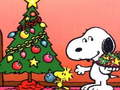 Spēle Snoopy Ziemassvētku Puzle online