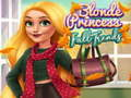 Spēle Blondās Princeses Rudenī online
