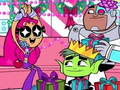 Spēle Teen Titans: Ziemassvētku Zvaigznes online