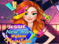 Spēle Jessie Jaunais Gads #Glamūras Frizūras online
