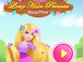 Spēle Garās matu princeses izglābj princesi online