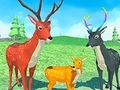 Spēle Briedis Simulator: Dzīvnieku Ģimene online