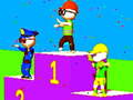 Spēle Knockout Fall Guys 3D Karaliskais Skrējiens online