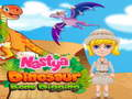 Spēle Nastya: Dinosauros Kaulu Izpēte online