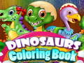 Spēle Dinozauru krāsojamās grāmatas online