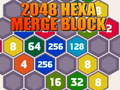 Spēle 2048 Heksa Apvienošanas Bloks online