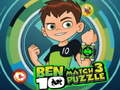 Spēle Ben 10: 3 vienā rindā puzle online