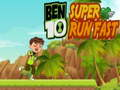Spēle Ben 10 Super Skrējiens Ātri online