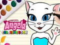 Spēle Krāsojamā grāmata Talking Angela online