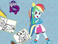Spēle Krāsojamā Grāmata Equestria Girls online